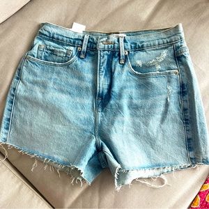 Good American denim shorts